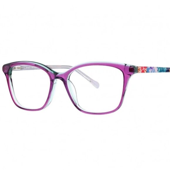 Vera Bradley 5116 Eyeglasses Sage Happy Blooms 51mm Floral Frames New - Picture 1 of 3